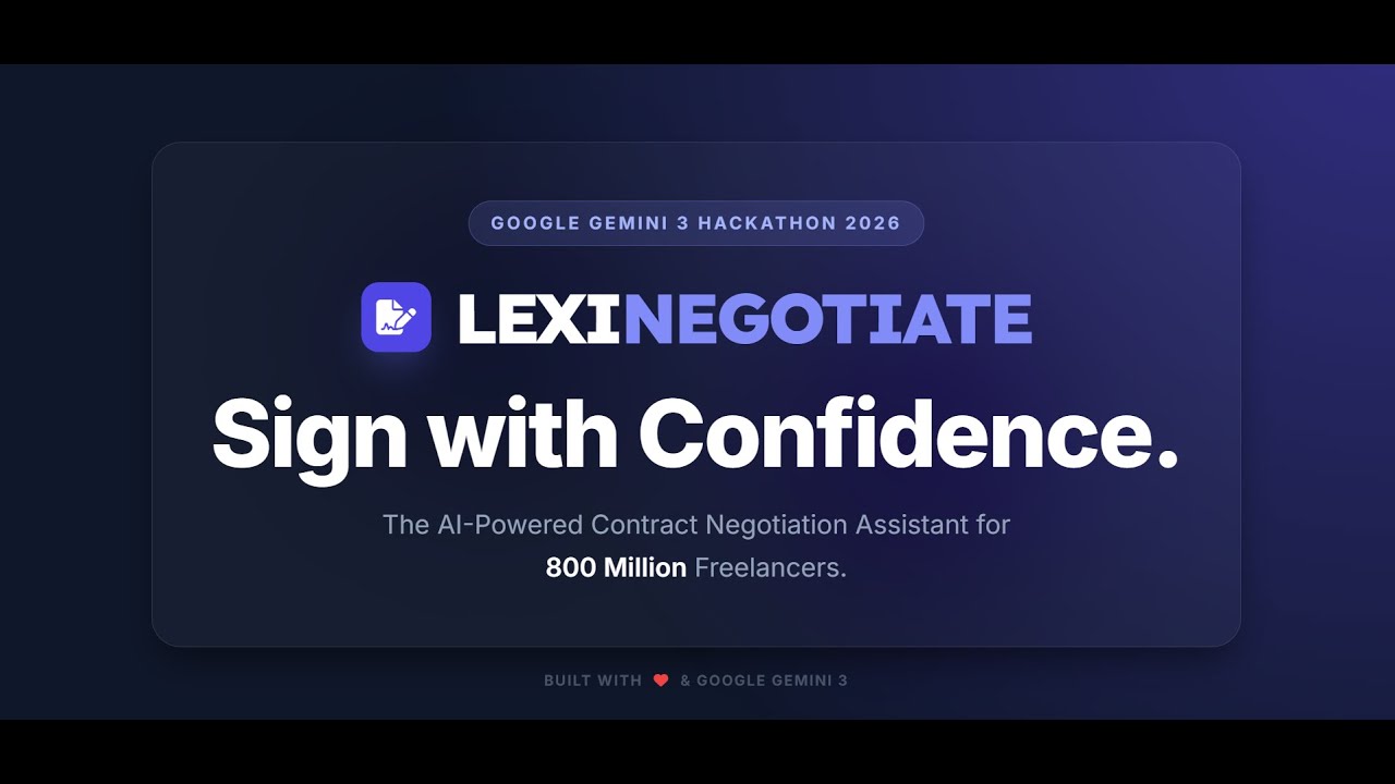 Démo vidéo de LexiNegotiate